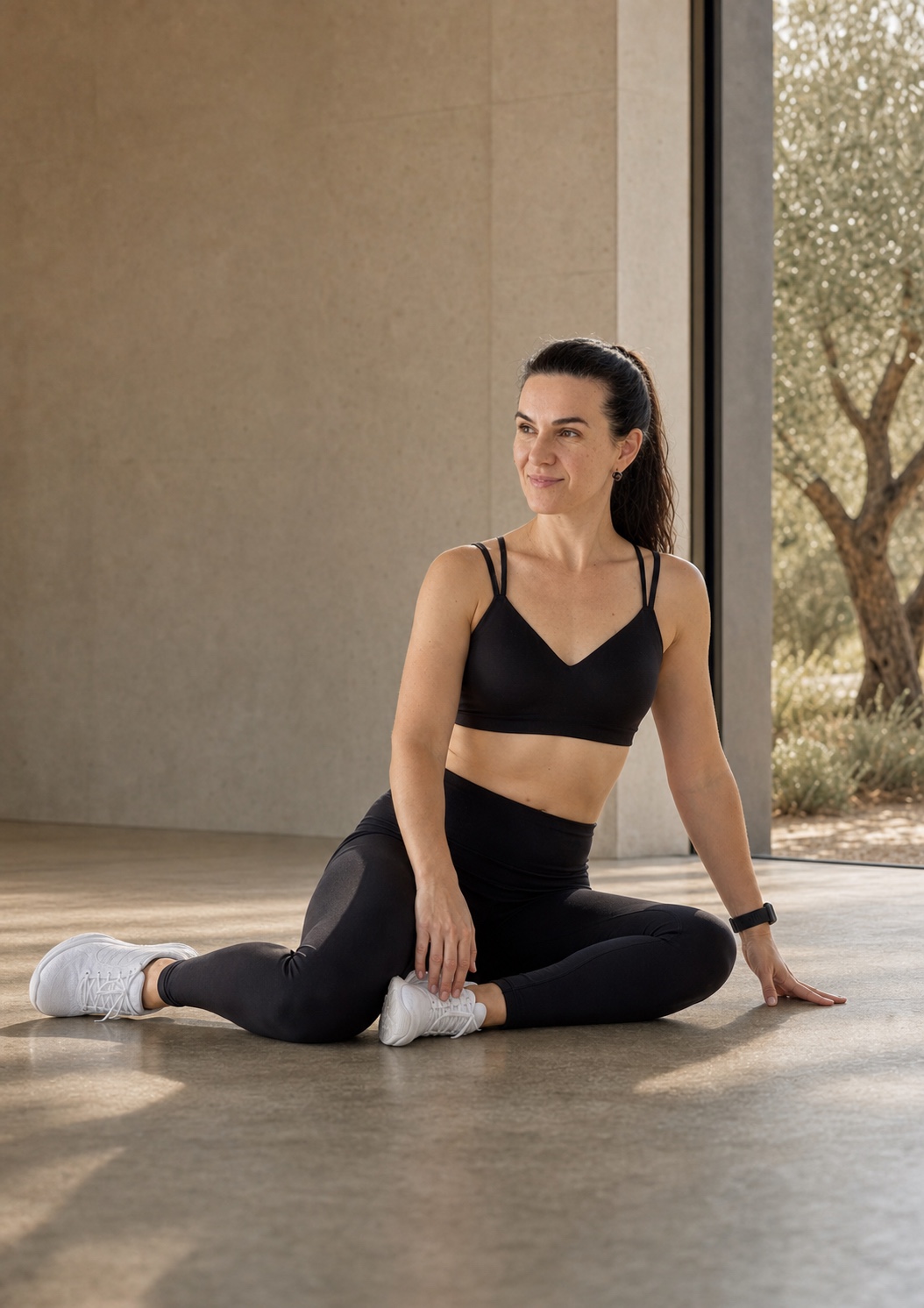 Seated hip-rotation movement reference from the Mobility Starter